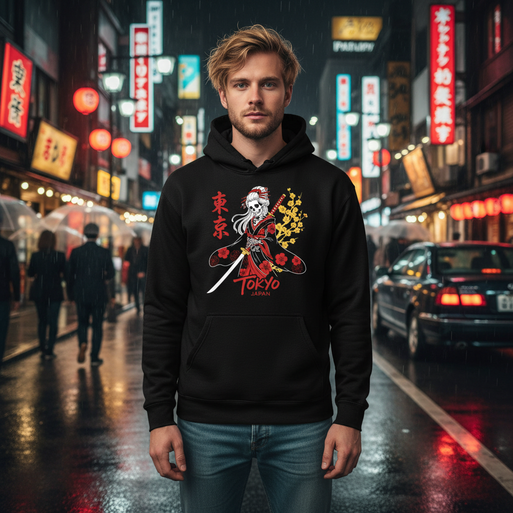 Akira The Tokyo Reaper Hoodie — Beauty in the Shadows - BigCat Streetwear