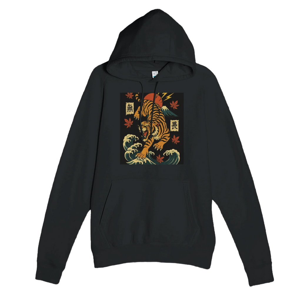 Ferocious Asian Tiger Hoodie -  Unleash The  Power