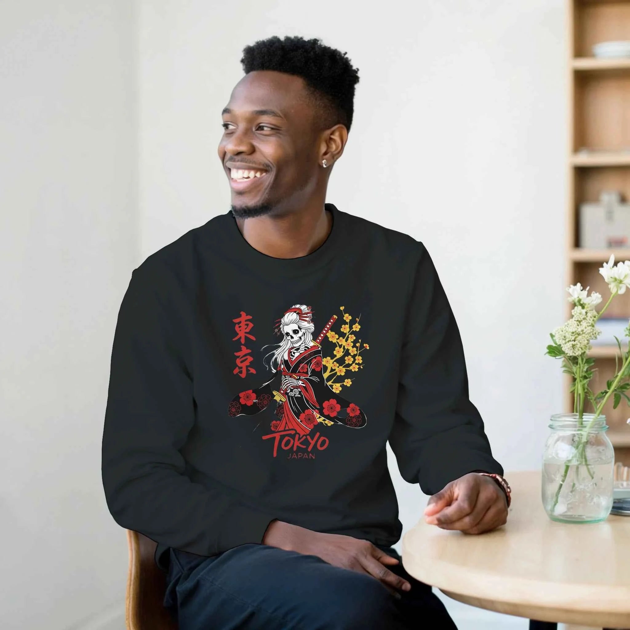 Akira the Tokyo Reaper Crewneck — Beauty in the Shadows