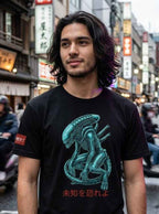 Alien Xeno Tee — Dark Streetwear Edition
