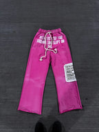 Unisex Loose Fit Graphic Print Track Pants with Relaxed High Street Style