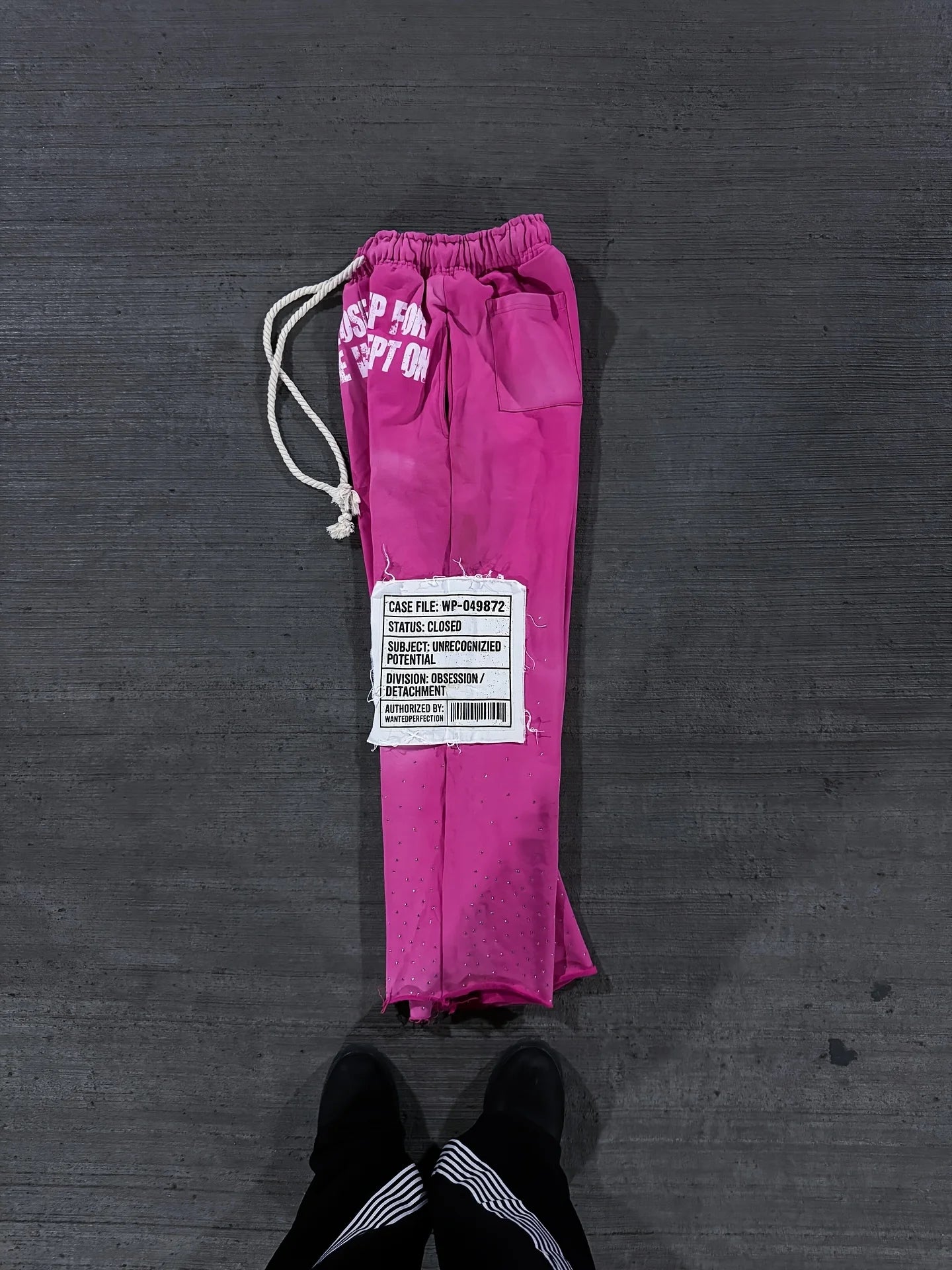 Unisex Loose Fit Graphic Print Track Pants with Relaxed High Street Style