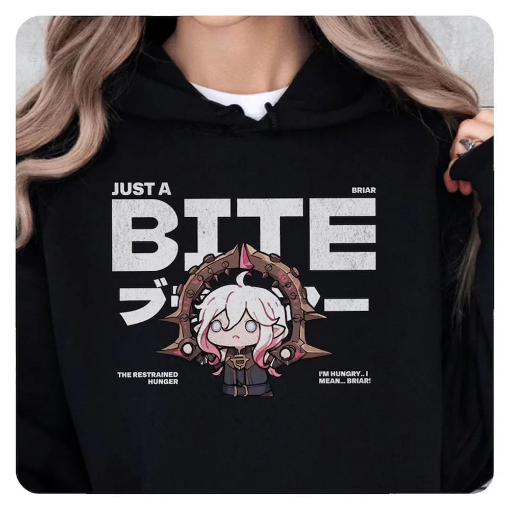 Oversized Graphic Fleece Hoodie with Contemporary Gaming-Inspired Artwork