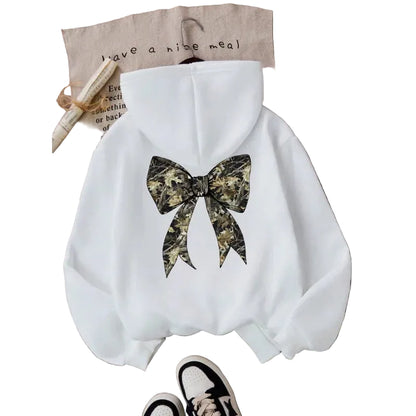 Relaxed Butterfly Graphic Hoodie with Oversized Casual Streetwear Silhouette