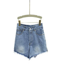 Women's Classic Denim Shorts with Slim Fit and Timeless Casual Everyday Design