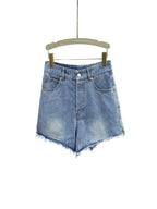 Women's Classic Denim Shorts with Slim Fit and Timeless Casual Everyday Design