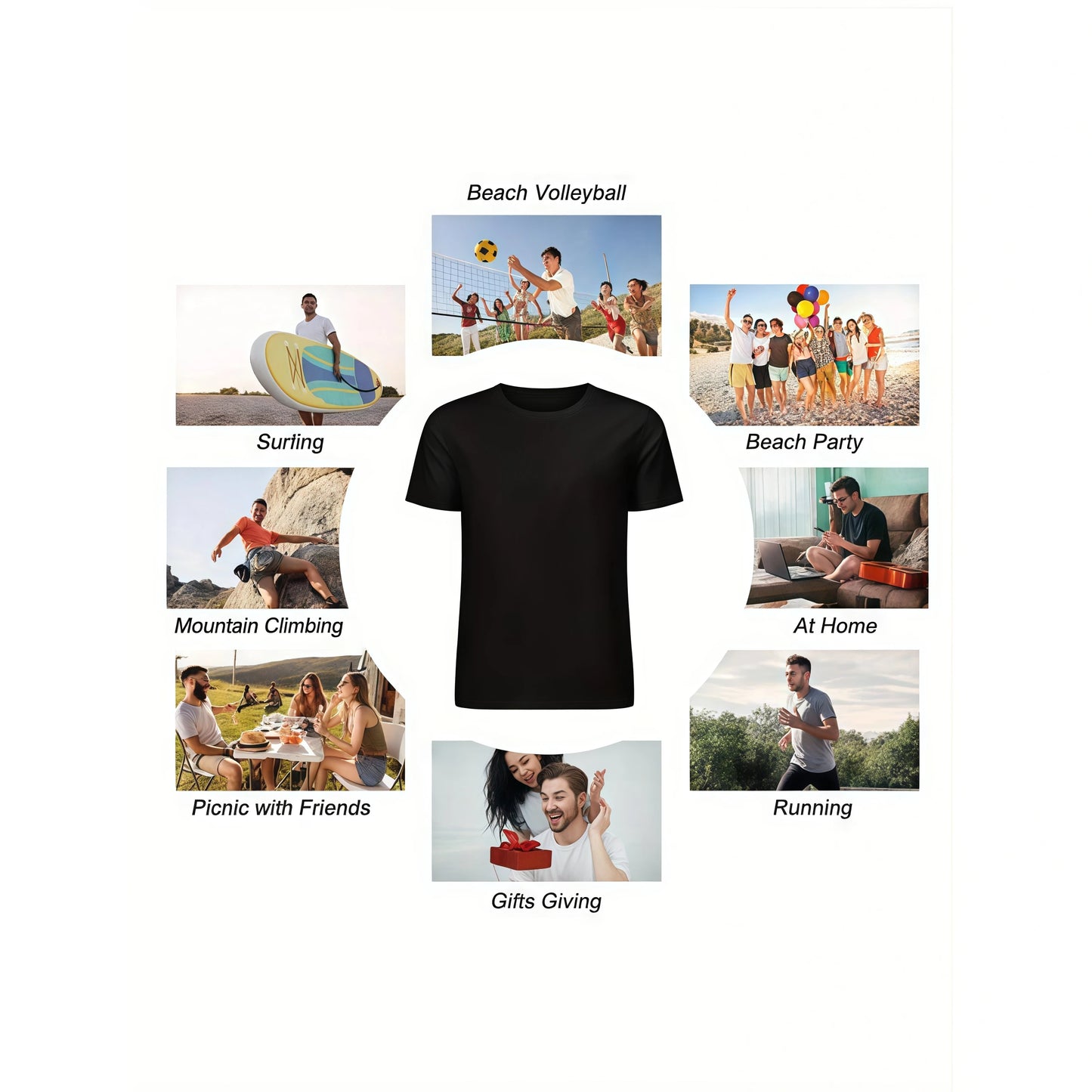 Motivational Typography Streetwear Cotton T-Shirt with Distressed Back Graphic Print