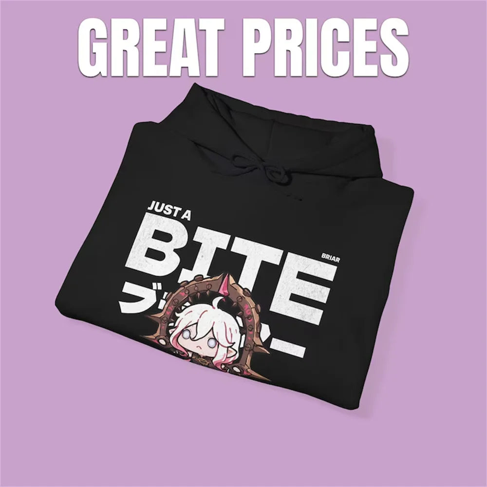 Oversized Graphic Fleece Hoodie with Contemporary Gaming-Inspired Artwork