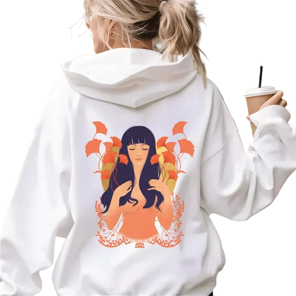 Oversized Artistic Graphic Hoodie with Relaxed Casual Streetwear Style