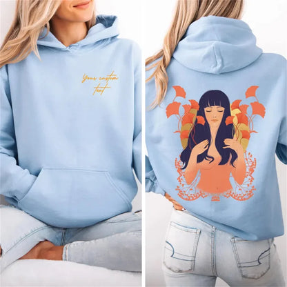 Oversized Artistic Graphic Hoodie with Relaxed Casual Streetwear Style