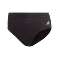 Women’s Black Cotton Bikini Panty with Contrast Waistband and Sleek Everyday Silhouette
