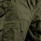 Men's Multi Pocket Cargo Pants with Relaxed Fit Utility Outdoor Casual Streetwear Style