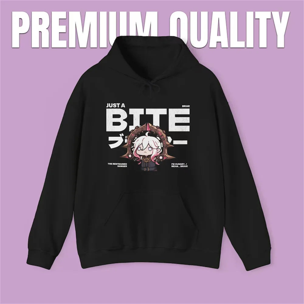 Oversized Graphic Fleece Hoodie with Contemporary Gaming-Inspired Artwork