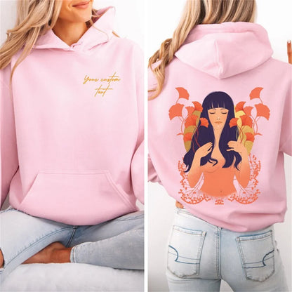 Oversized Artistic Graphic Hoodie with Relaxed Casual Streetwear Style