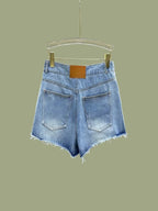 Women's Classic Denim Shorts with Slim Fit and Timeless Casual Everyday Design