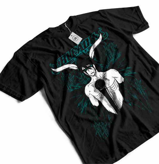 Dark Anime Goth Abstract Art Oversized Washed Streetwear Shirt