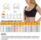 Front-Closure Wireless Support Bra with Wide Straps and Full Coverage