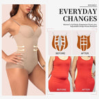 Structured Underwire Shaping Bodysuit with Adjustable Spaghetti Straps