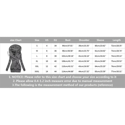 Women's Long Hooded Zip Jacket with Slim Fit Everyday Streetwear Layering Design