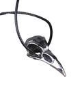 Mini Raven Skull Pendant Necklace for Gothic Alternative Style