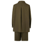 Women's Zip Front Cardigan and Shorts Co-Ord Set Relaxed Summer Outfit