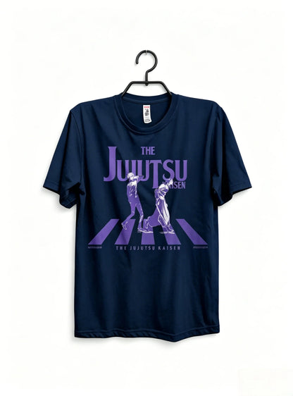 Minimal Shadow Anime Graphic Oversized Washed Cotton Casual T-Shirt