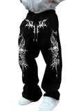 Men's Loose Fit Casual Knit Sweatpants with Relaxed Straight Leg Everyday Streetwear Style