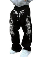 Men's Loose Fit Casual Knit Sweatpants with Relaxed Straight Leg Everyday Streetwear Style