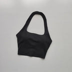 Women’s Backless Fitness Sports Bra with Athletic Crop-Top Design for Running, Yoga, Gym and Workout