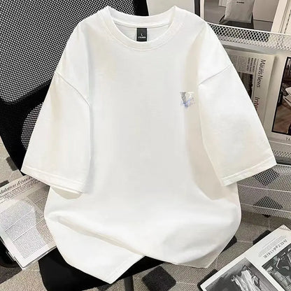 Oversized Typography Graphic T-Shirt with Modern Y2K Streetwear Aesthetic