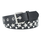Bullet Chain Rivet Waist Belt for Gothic Punk Alternative Streetwear Styling