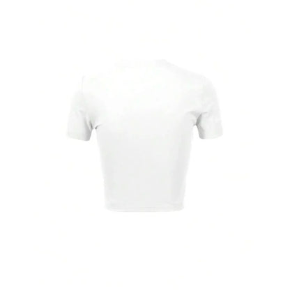 Flame Graphic Crop Tee with Motorcycle Inspired Artwork and Y2K Style