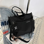 Structured Canvas Tote Messenger Bag with Large Capacity Everyday Design