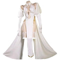 Women's Halter Cutout Dress Set with Veil, Chain Details and Coordinated Accessories