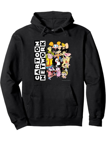 Anime City Graphic Hoodie with Retro Manga Streetwear Design