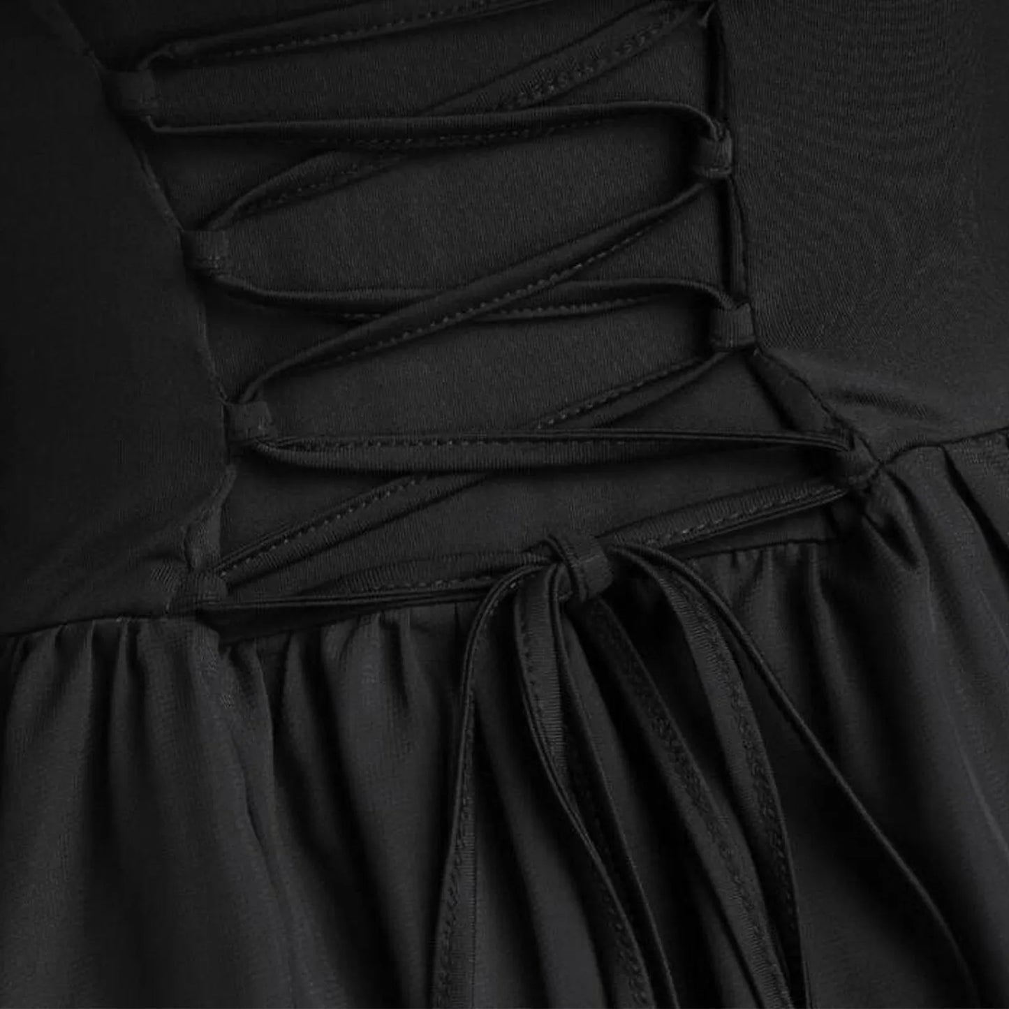 Flowing Asymmetrical Gothic Tunic Dress With Alternative Streetwear Fashion Influence