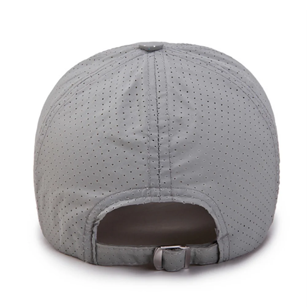 Unisex Quick Dry Baseball Cap with Adjustable Strap for Outdoor Sports and Everyday Wear