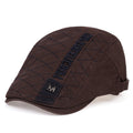 Classic Cotton Ivy Flat Cap Quilted Pattern Casual Vintage Streetwear Beret Hat