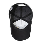 Retro Distressed Embroidered Baseball Cap Adjustable Streetwear Outdoor Fashion Hat