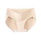 3-Piece Seamless Ribbed Mid-Rise Brief Set in Earthy Neutrals