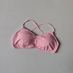 Minimalist Criss-Cross Strap Sling Bralette in Assorted Colors