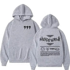 Oversized Back Graphic Hoodie with Minimal Front Detail Streetwear Design