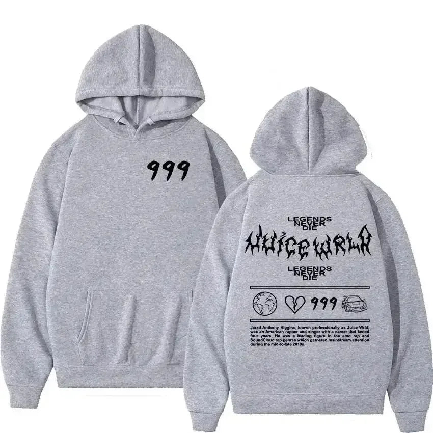 Oversized Back Graphic Hoodie with Minimal Front Detail Streetwear Design