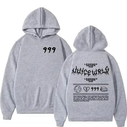 Oversized Back Graphic Hoodie with Minimal Front Detail Streetwear Design