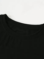 Women's Typography Graphic Crop T-Shirt for Casual Streetwear Everyday Modern Fashion Style