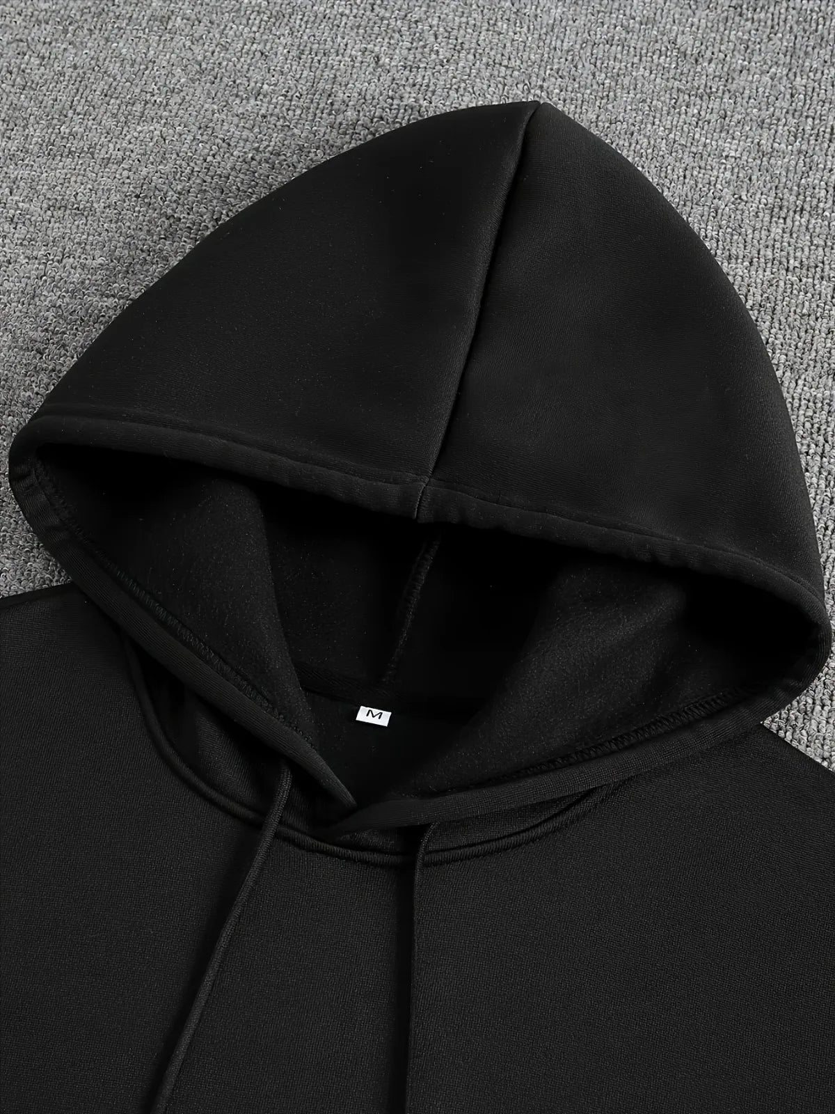 Minimalist Anime Goth Symbol Hoodie With Oversized Streetwear Aesthetic