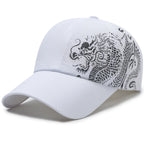 Unisex Graphic Embroidered Baseball Cap with Curved Brim for Casual Everyday Streetwear Style