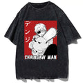 Dark Anime Manga Streetwear Oversized Washed Cotton Graphic T-Shirt Style