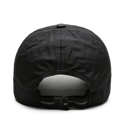 Unisex Quick Dry Mesh Baseball Cap with Adjustable Fit for Outdoor Sports and Travel