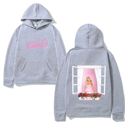 Fleece Lined Graphic Hoodie with Oversized Streetwear Fit and Back Artwork